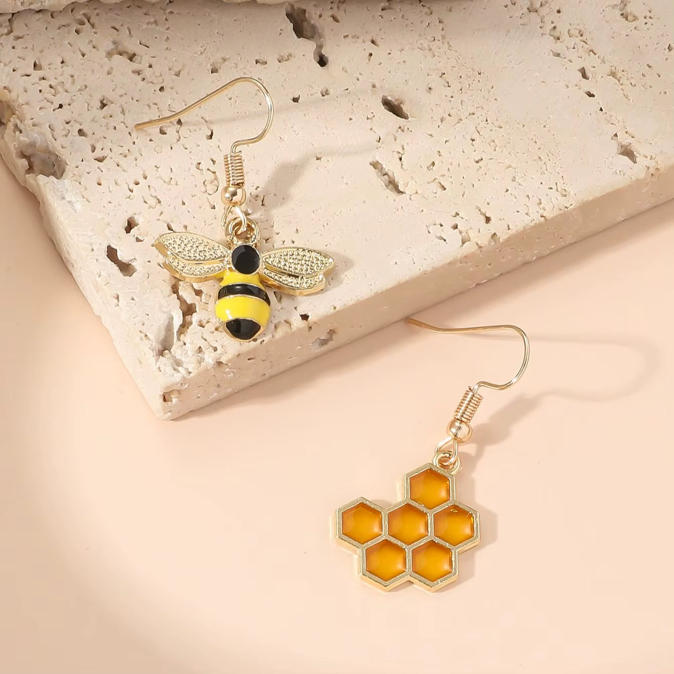 Honey Bee Earrings