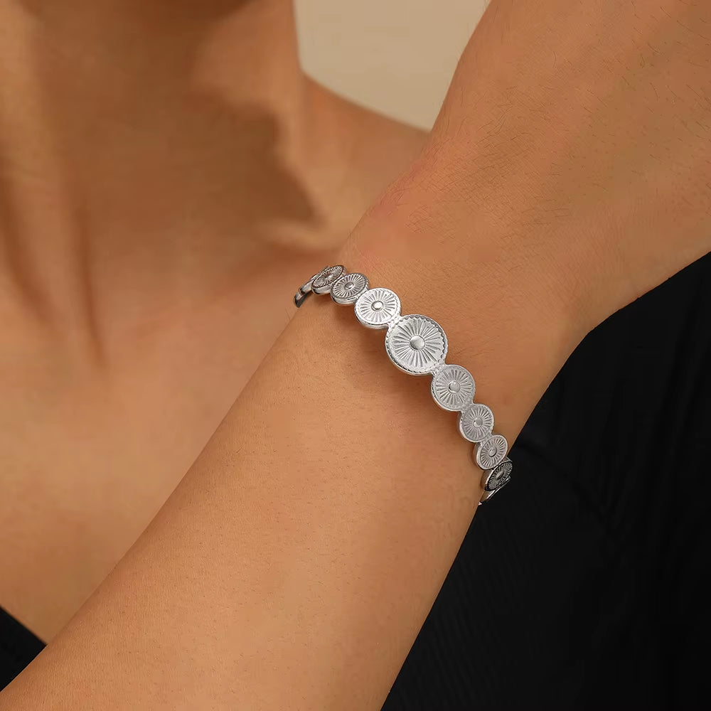 Dainty Sun Cuff Bracelet